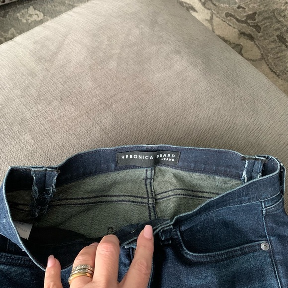 Veronica Beard 11”Carly Kick Flare Jeans size 28- altered - Picture 6 of 14